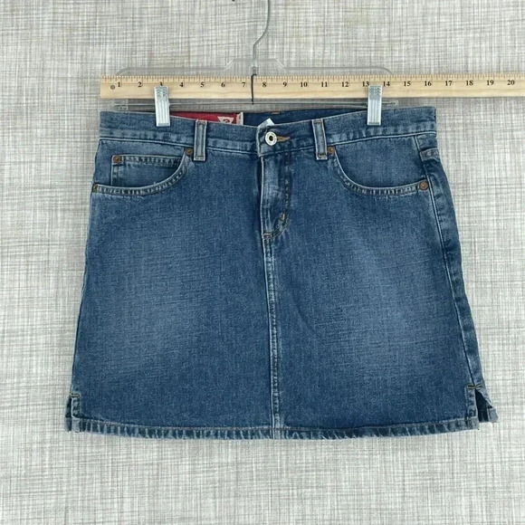 Guess Vintage jean skirt Mini Womens 28 blue 0185 - Picture 1 of 8